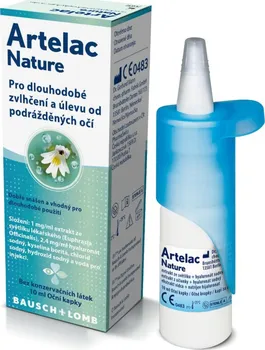 Oční kapky Bausch + Lomb Artelac Nature 10 ml