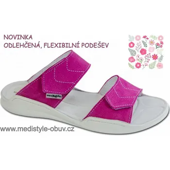 Dámská zdravotní obuv MEDISTYLE VALČA 1V-A15/3 pantofel fialový, vel.36-42, --- - 40
