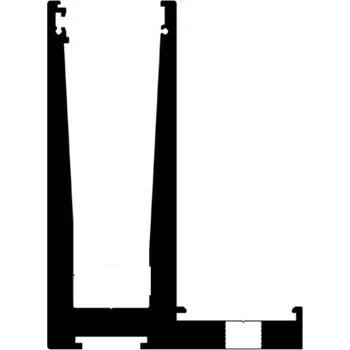 Zábradlí Hliníkový kotvící profil L- vrchní kotvení 6,1m