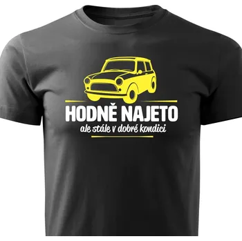 Pánské tričko Pánské tričko Hodně najeto, ale stále v dobré kondici Barva: Černá, Velikost: XXL