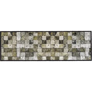 Vnitřní čistící pratelná vstupní rohož FLOMA Prestige Tiles - 50 x 150 x 0,7 cm