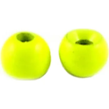 Tungstenové kuličky Knapek Hooks COLOR Regular Fluo žlutá 2,0 mm, 10 pcs