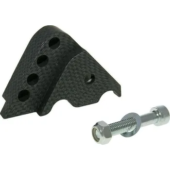 Vparts Podložka pod pružinu CNC 4 díry Carbon-Look, Minarelli horizontal VC21331