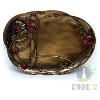 Mísa s ženou a růžemi