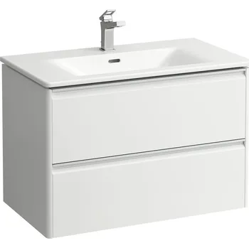 Koupelnový nábytek Palace - skříňka 80x45 včetně umyvadla, tmavý jilm H8607052631041