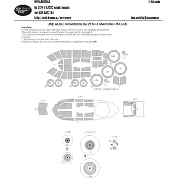 Plastikový model 1/48 Mask Dornier Do 217N-1 BASIC (ICM 48271)