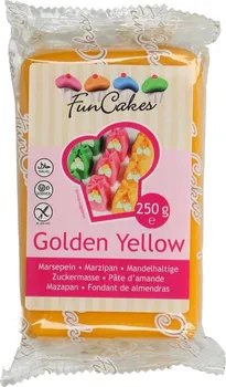 Funcakes Marcipán Golden Yellow 250 g