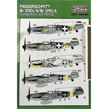 Plastikový model 1/48 Decals Bf 109Ga-6/G-6 Hungarian AF