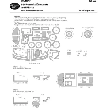 Plastikový model 1/48 Mask B-26C-50 Invader BASIC (ICM 48284)