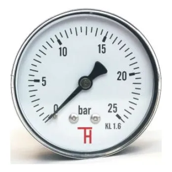 Barometr Manometr 0-10 bar M20x1.5 DN100 ZV THERMIS manometr standardní, průměr 100mm, bez glycerinu, zadní přípoj
