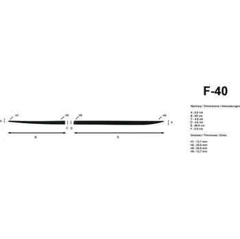 Karosérie Ochranné lišty dveří LDF40