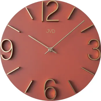 Hodiny Designové nástěnné hodiny JVD HC37.2 červená