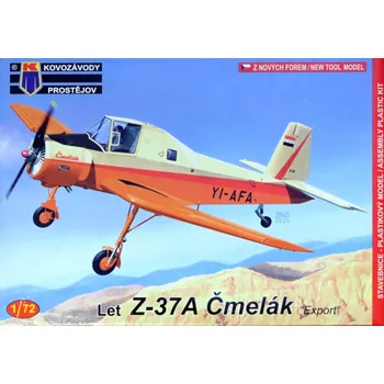 Plastikový model 1/72 Let Z-37A Cmelak 'Export' (4x camo)