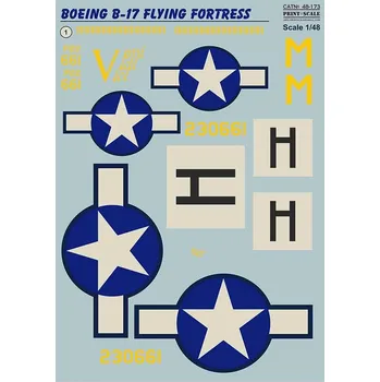 Plastikový model 1/48 Boeing B-17 Flying Fortress (wet decals)