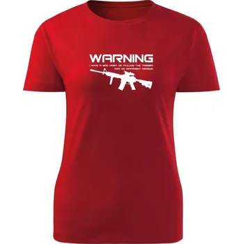 Dámské tričko Dámské tričko BAD HABIT M4 - červená