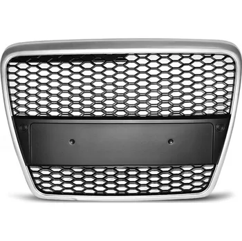 Karosérie Tuning Tec Přední maska AUDI A6 C6 2004-2008 stříbrno černá