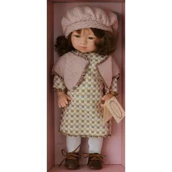 Panenka Realistická panenka - holčička - Célia v baretu od firmy D´nenes (Marieta - velikost 34 cm)