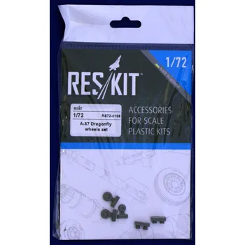 Plastikový model 1/72 A-37 Dragonfly wheels (ACAD)