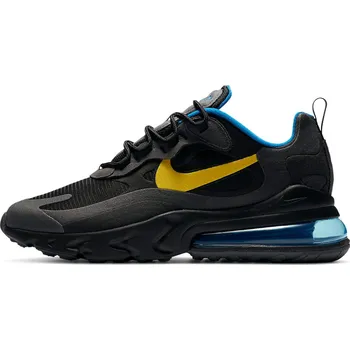 Pánské tenisky NIKE Air Max 270 React Black/Dark Grey/Blue Spark/Tour Yellow