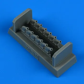 Plastikový model Quickboost 1/48 P-51D/K Mustang exhaust (MENG)