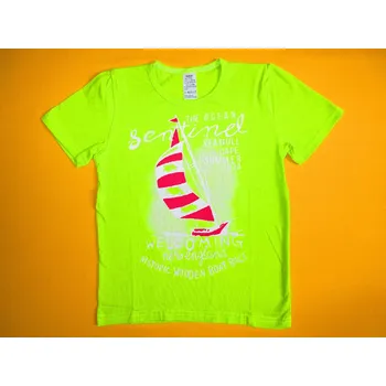 Chlapecké tričko Arex, ČR Tričko krátký rukáv Loď Barva: Zelená, Velikost: 128