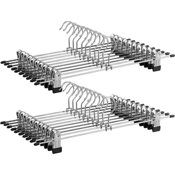 SONGMICS Set kovových ramínek s klipem 40 x 10,5 cm Ramínko SONGMICS Set kovových ramínek s klipem 40 x 10,5 cm