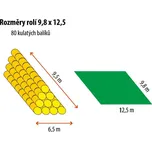 Ochranná netkaná plachta TenCate TOPTEX 9,8 m x 12,5 m na balíky slámy, sena a obilí