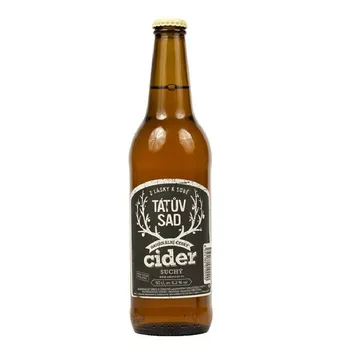 Cider Tátův sad Cider suchý 6,2 % 0,5 l sklo
