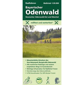 Radfahren, Bayerischer Odenwald / Hessischer Odenwald-Ost und Maintal 1:30.000 - Messer, Michael