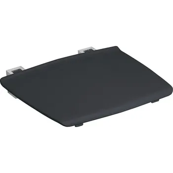 Koupelnové sedátko Gelco GELCO sklopné sedátko do sprchového koutu 32,5x32,5cm, tmavě šedá GS120G