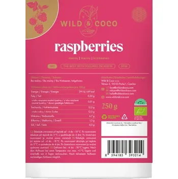 Ovoce Maliny BIO (mražené)