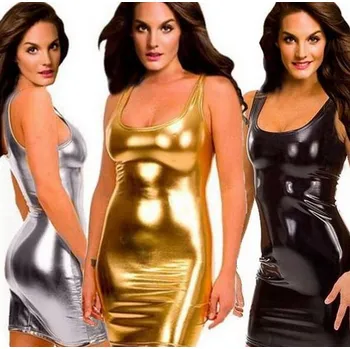 Dámské erotické šaty Marisa spandex, S-2XL Varianta: černá M/L