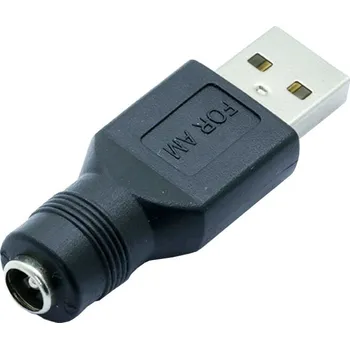 Napájecí kabel USB na napájecí DC konektor