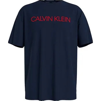 Pánské plavky Pánské triko CALVIN KLEIN (KM00605-21), Velikost L, Barva tmavě modrá