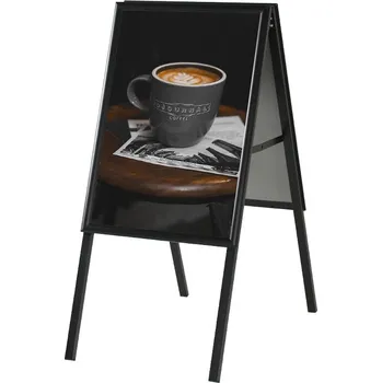 Kancelářský nábytek Á stojan Interiérový A1 - ostrý roh, Černý - Poslední kus