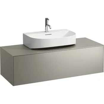 Koupelnový nábytek Sonar - skříňka 118x45 pod umyvadlo H816341/H816342, 1 výřez, 1 zásuvka, bílá matná H4054510341701