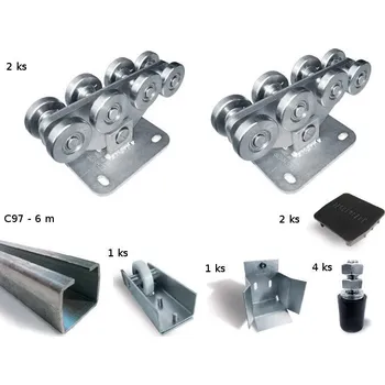 Pohon brány AZP978 - sada pro samonosnou posuvnou bránu až do 6,5 m průjezdu