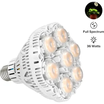 Žárovka SANSI LED žárovka E27 pro růst rostlin 36W