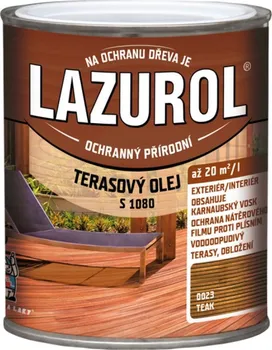 Olej na dřevo Barvy a Laky Hostivař Lazurol S1080 0,75 l teak