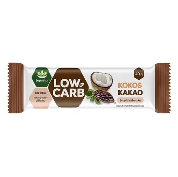 Potravina Topnatur Low Carb 40 g kakao/kokos 