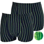 Fannifen Bvlněné boxerky Pesail ( 2 ks v balení ) Barva: Zelená, Velikost: 4XL