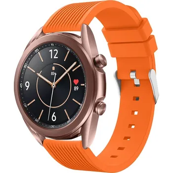 Příslušenství k chytrým hodinkám Gumový řemínek TVC pro Samsung Galaxy Watch 3 41 mm Barva: Oranžová