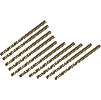 Vrták Vrták spirálový s 5% kobaltu, broušený HSS-Co, 1.8 mm, DIN 338, sada 10ks (TrueTech)