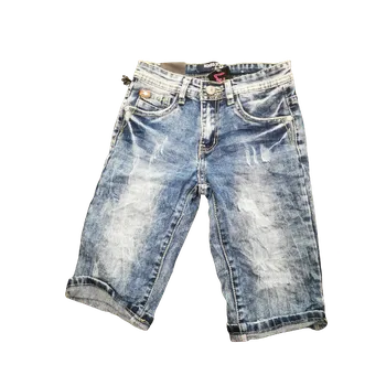 Chlapecké kraťasy Bermuda Chlapecké džínové kraťasy 2142 modré Rozměr: 116