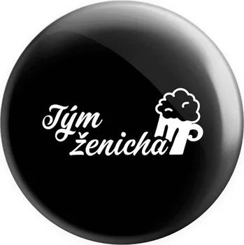 Placka Tým ženicha s pivem