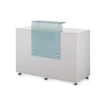 Recepce Recepční pult BD-3307 120 x 48 x 102 cm – bílý