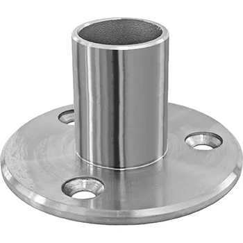 Zábradlí příruba krková AISI304, H55, D100/d42,4x2/d9mm