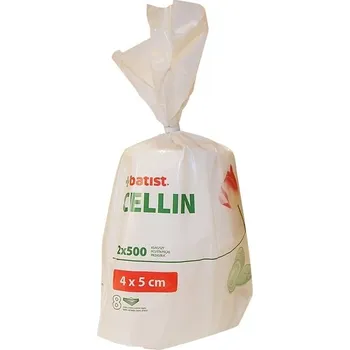 Vata Vata buničitá dělená B-CELLIN, buničité tampony 4 x 5 cm, 2 role x 500 ks