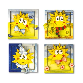 Velkoplošná dekorace Sluníčko