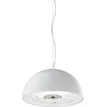 Flos F6405009 Skygarden small, leskle bílé závěsné svítidlo s vnitřním štukem, 1x10W E27, prům. 40cm
